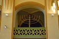 menorah - Interior maisel synagogue, prague, czech republic