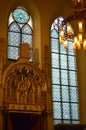 Menorah - Interior maisel synagogue, prague, czech republic