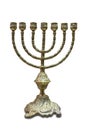 Menorah or seven-lamp Hebrew lampstand Royalty Free Stock Photo