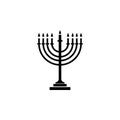 Menorah symbol sign