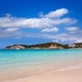 Menorca Cala Galdana Beach in Ciutadella at Balearic Royalty Free Stock Photo