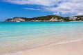 Menorca Cala Galdana Beach in Ciutadella at Balearic Royalty Free Stock Photo