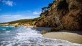 Menorca Island Spain wild beach view