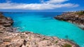 Menorca Platja es Calo Blanc in Sant Lluis at Balearic islands