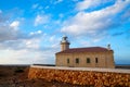 Menorca Punta Nati Faro lighthouse Balearic Islands