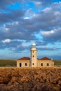 Menorca Punta Nati Faro lighthouse Balearic Islands