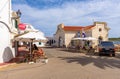 Street restaurants in Fornells - a town in north Menorca. Baleares