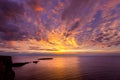 Menorca sunset in Cap de Caballeria cape at Balearic