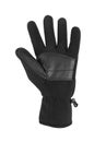 Mens black leather gloves