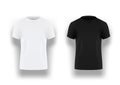 Mens Black And White T-shirt With Short Sleeve