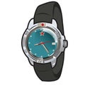 Mens classic retro watch with leather strap