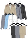 Mens clothing in classical style