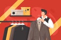 Mens clothing store Royalty Free Stock Photo