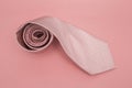 Mens fashion pink tie