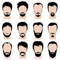 Mens hipster hairstyle, haircuts, beard, mustache