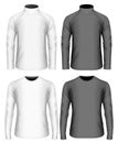 Mens long sleeve t-shirt and sweater