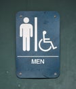 Mens Room Royalty Free Stock Photo