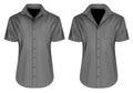 Mens short sleeved shirts with open collars