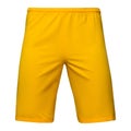 Mens sports yellow shorts