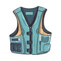 Mens summer navy vest