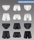 Mens Underpants Set Royalty Free Stock Photo