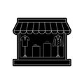 menswear shop icon. Element of Hipermarket for mobile concept and web apps icon. Glyph, flat icon for website design and