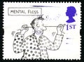 Mental Floss Funny UK Postage Stamp