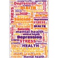 Mental Health Depression Suicidal Stress Abstract Background Illustration