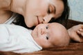 Mental Health in Postpartum Time. Maternal Mental Health. Pregnancy And Postpartum Disorders, postpartum baby blues Royalty Free Stock Photo