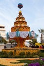 MENTON, FRANCE - FEBRUARY 27: Lemon Festival (Fete du Citron) on the French Riviera. Royalty Free Stock Photo