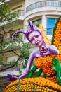 Menton Lemon Festival 2019, Art made of lemons and oranges. Fantastic Worlds Theme