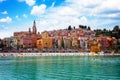 Menton at summer, France