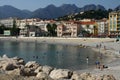 Menton town on French Riviera