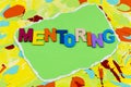 Mentoring teamwork leadership career coach mentor team leader Royalty Free Stock Photo