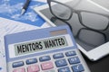 MENTORS WANTED Royalty Free Stock Photo