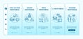 Mentorship systems onboarding vector template