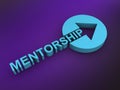 mentorship word on purple