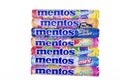 Mentos chewy dragees isolated on white background Royalty Free Stock Photo