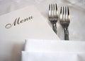Menu Royalty Free Stock Photo