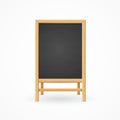 Menu Black Board . Vector