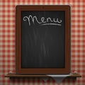 Menu blackboard background