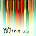 Menu Card Wine Vector Royalty Free Stock Photo