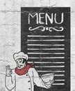 Menu chef