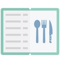 Menu Color Vector Icon which can easily modify or edit Royalty Free Stock Photo
