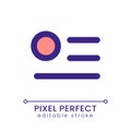 Menu notification pixel perfect RGB color ui icon