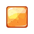 menu square game button cartoon vector illustration