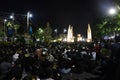 Meny thousand of anti-government protesters at Democracy Monument.