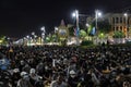 Meny thousand of anti-government protesters at Democracy Monument.