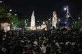 Meny thousand of anti-government protesters at Democracy Monument.