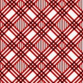 Menzies tartan red kilt diagonal fabric texture seamless pattern.Vector illustration. EPS 10 Royalty Free Stock Photo